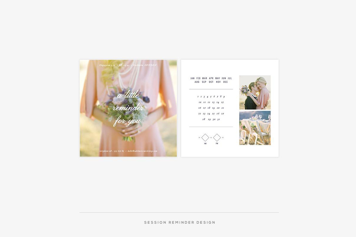 Edelweiss II Welcome Packet, a Stationery Template by Red Met Yellow Creative (Photo 3 of 11)