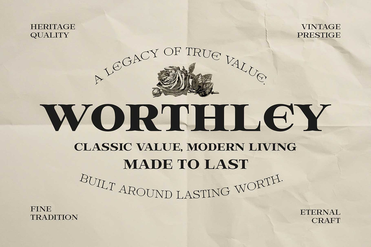 Hendry - Vintage Serif Family, a Serif Font by Novitype (Photo 2 of 12)