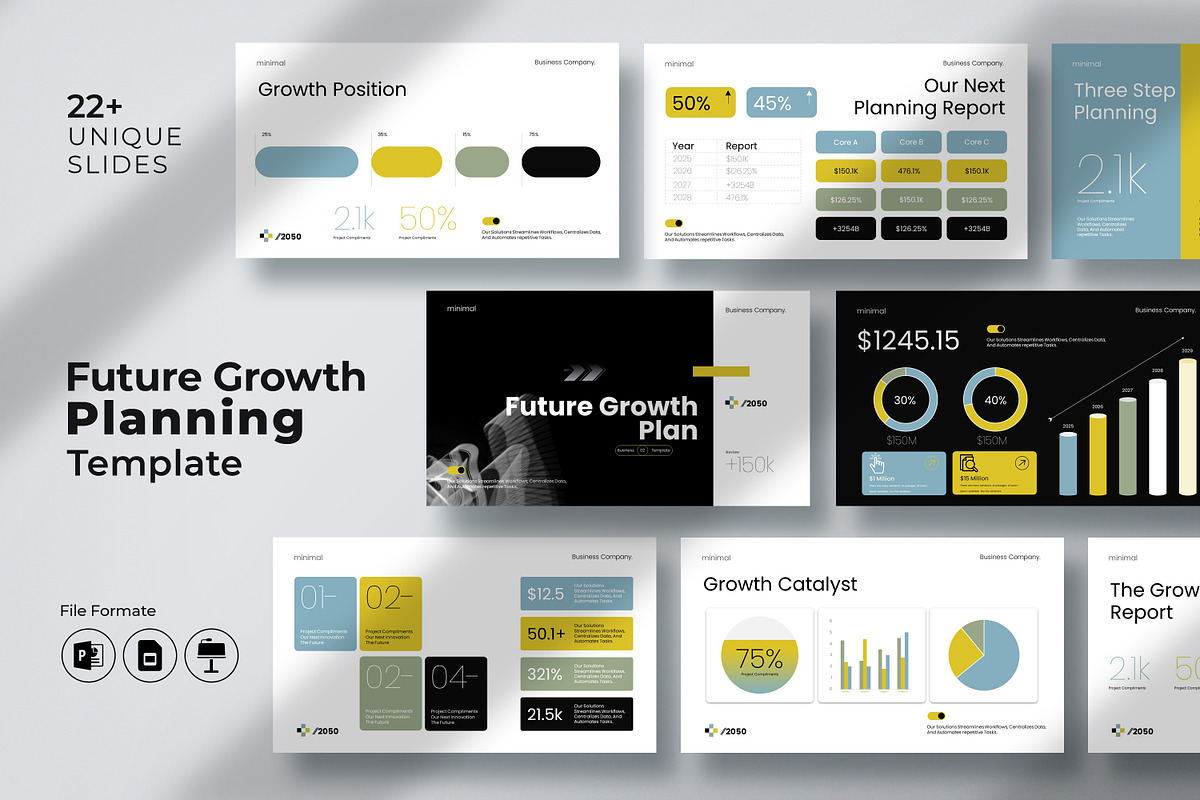 Future Growth Planning Presentation, a Presentation Template by Soraclod (Photo 1 of 9)