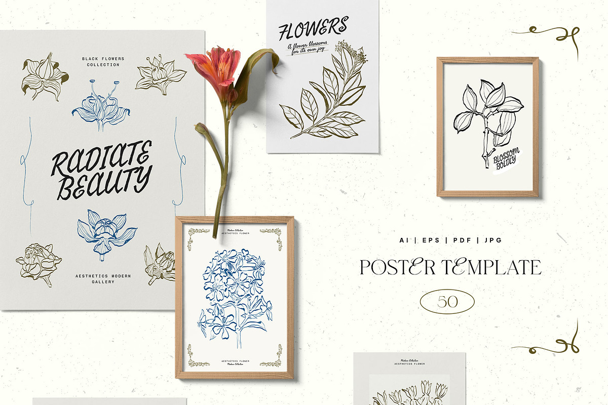 Aesthetics Flower | Poster Builder, an Object Graphic by KetteCreate (Photo 5 of 20)