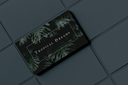 Tropical / Minimal Business Card, a Business Card Template by MDSN Design (Thumbnail 2 of 3)