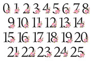 Garden Party Table Number Clipart, an Illustration by Amanda Ilkov (Thumbnail 5 of 5)