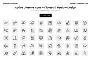 Active Lifestyle Icons – Fitness & H, a Solid Icon by Wencory (Thumbnail 2 of 2)