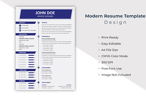 Modern Minimal Resume Template