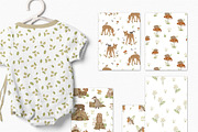 Woodland animals. Alphabet & Pattern, an Animal Illustration by polikarpovaart (Thumbnail 6 of 12)