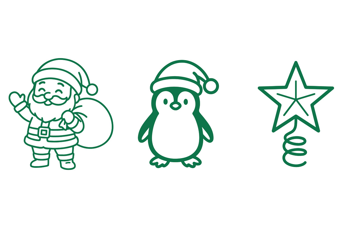 Hand Drawn Christmas PNG Clipart, an Illustration by Daily.Designs (Photo 7 of 8)