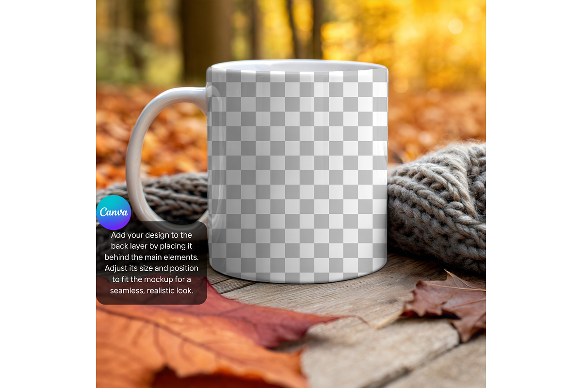 Autumn Forest Mug Mockup, a Product Mockup by MockupWizard (Photo 3 of 5)