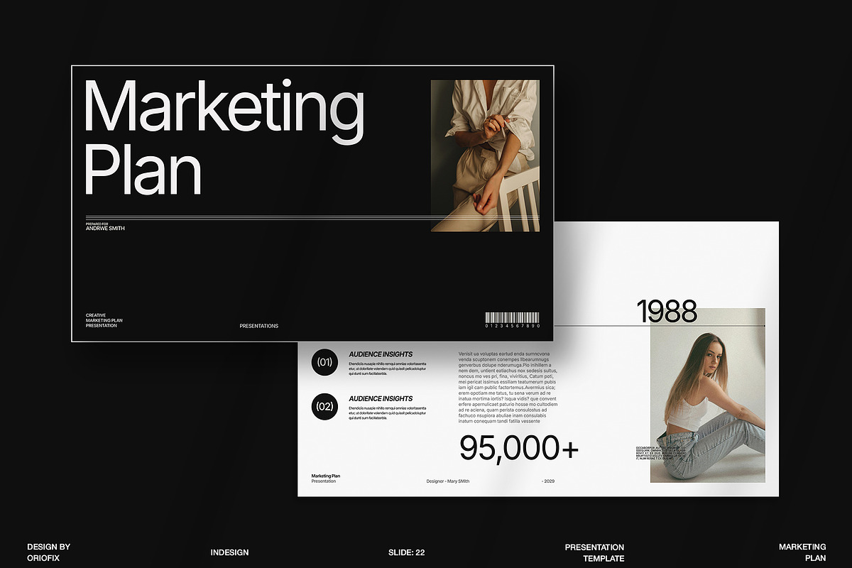 Marketing Plan Presentation Template, a Presentation Template by Oriofix (Photo 4 of 11)