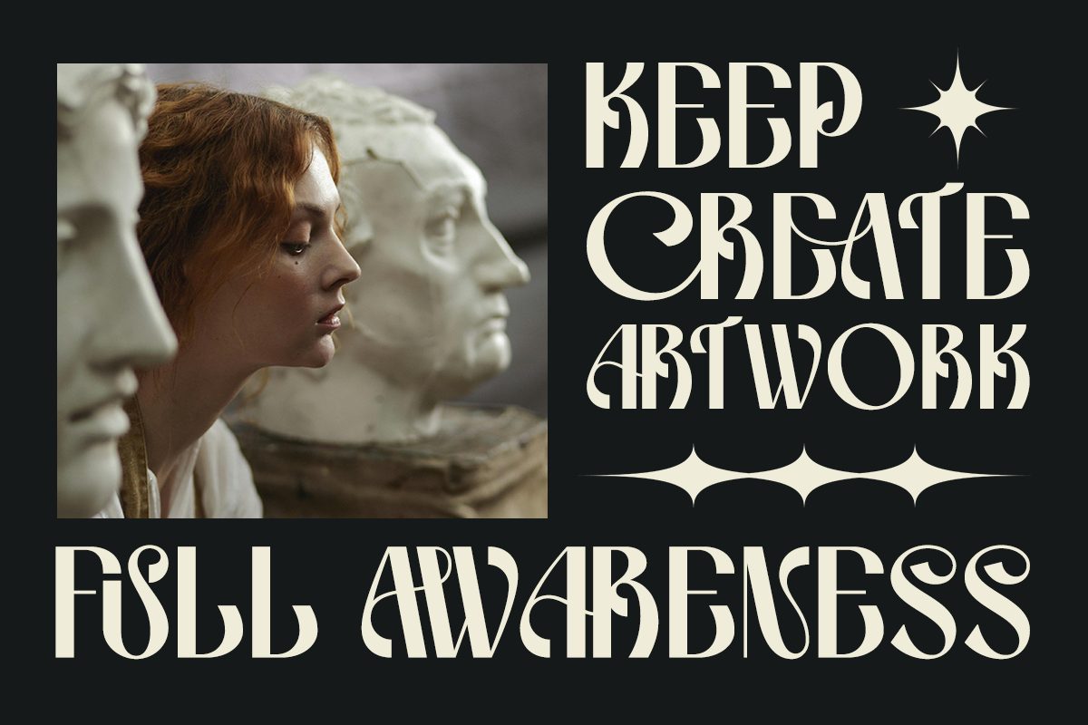Genya - Experimental Decorative Font, a Sans Serif Font by Say Studio (Photo 6 of 11)