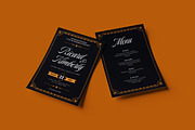 Bluelines Wedding Invitation, an Invitation Template by dokudokunomi (Thumbnail 2 of 4)
