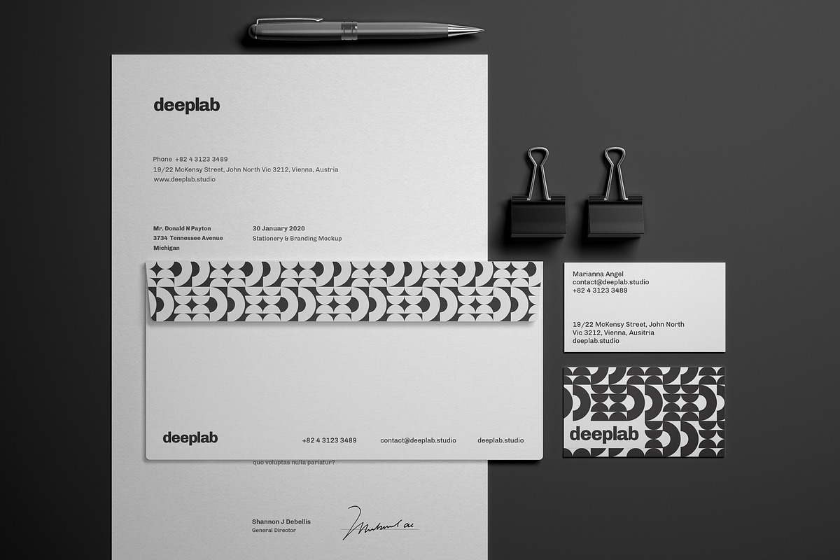 Elegant Stationery Branding Mockup, a Product Mockup by Deeplab (Photo 9 of 21)
