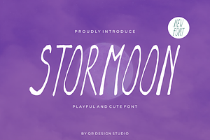 Stormoon - Playful Font