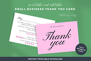 Minimal Thank You Card small Busines, a Card Template by Elegant_Studio44 (Thumbnail 2 of 5)