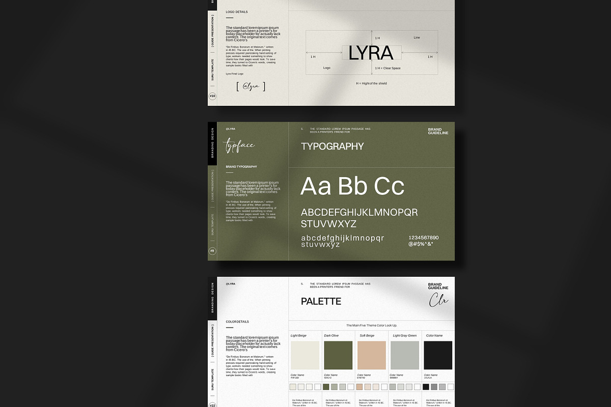Lyra | Brand Guidelines, a Presentation Template by slidestock55 (Photo 14 of 17)