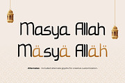 Al Ammara – Islamic Display Font, a Script Font by Vadovastd (Thumbnail 2 of 7)