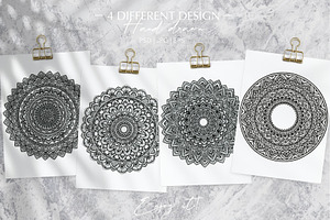 Hand Drawn Mandala Collection