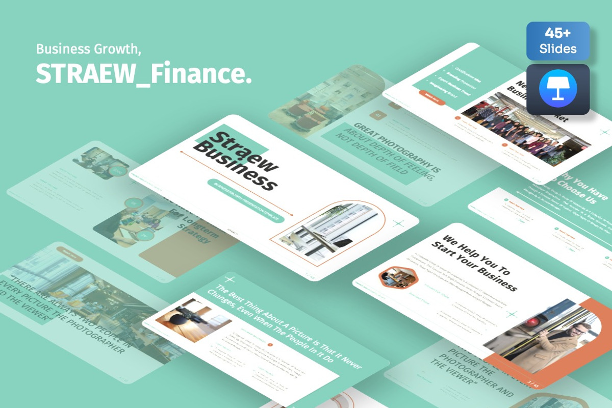 Straew - Business Growth Keynote, a Presentation Template by Dhabee (Photo 1 of 7)