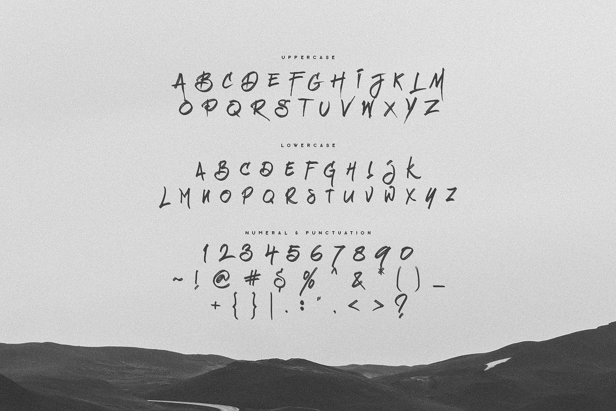Berlian | Brush Font preview 8