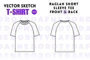 Raglan T-Shirt, an Apparel Mockup by Doroty Dafne Designs (Thumbnail 2 of 7)
