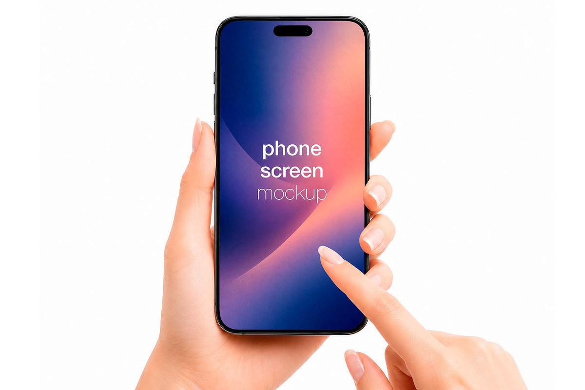 Phone Screen Mockups Pack, an Android Mockup by McLittle Stock (Photo 13 of 13)