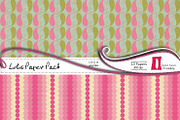 Pink Lotuses Digital Papers, a Pattern Graphic by InkBite Designs (Thumbnail 4 of 4)