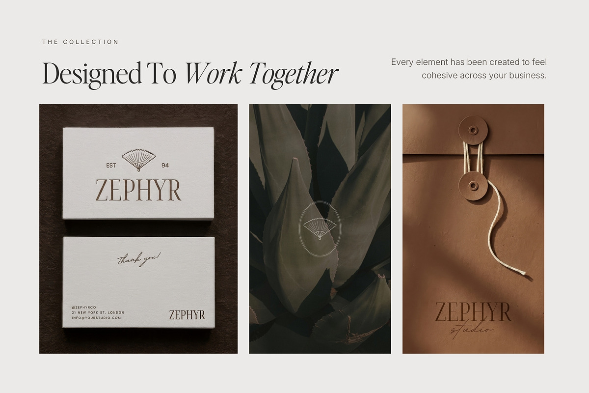 Zephyr Mini Brand Kit | Canva, a Branding & Logo Template by Adam and Grace (Photo 11 of 19)