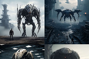 537 Midjourney Prompts for Sci-fi, a Technology Illustration by Sevenstyles (Thumbnail 9 of 13)