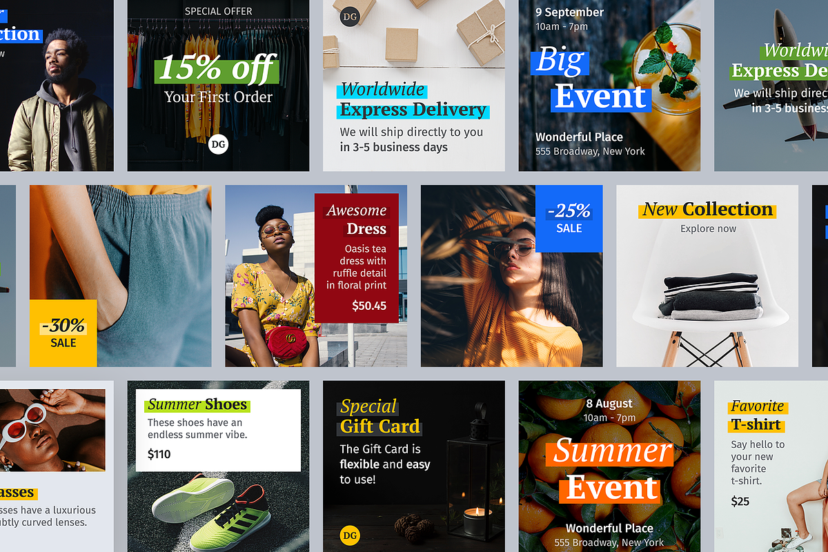 Instagram Templates, a Social Media Template by 123done (Photo 4 of 4)