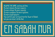 Sunblast Display Typeface, a Font by HARMNESSLESS (Thumbnail 4 of 8)