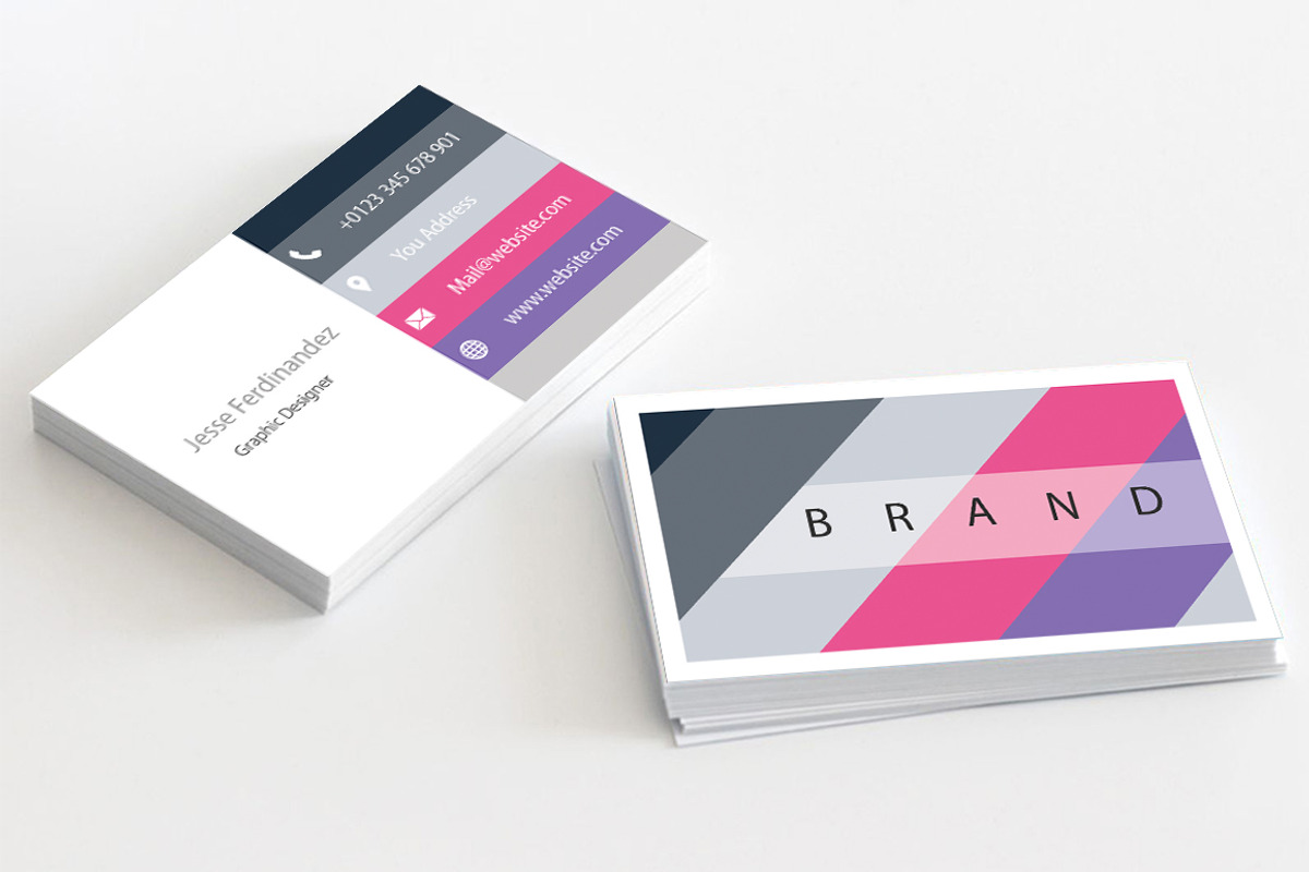 Modern Business Card Template Vol-10, a Business Card Template by M6 Gallery (Photo 2 of 4)