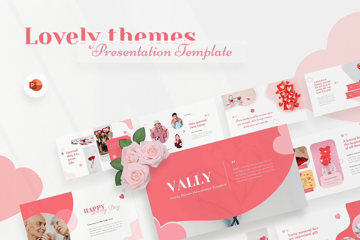 Vally- Lovely Themes PowerPoint, a Presentation Template by Premast (Photo 1 of 2)