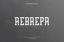 Rebrepa - Vintage Display Typeface