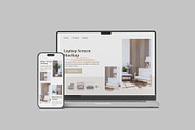 Macbook and iPhone Mockup, a Mac Mockup by lamorastudio (Thumbnail 3 of 11)