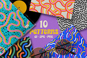 Retro Pattern Set, a Pattern Graphic by Dedraw Studio (Thumbnail 1 of 13)