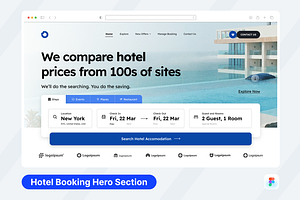 SuiteSpot Hotel Booking Hero Header