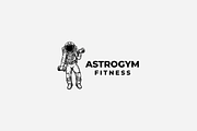 Astronaut Illustration Logo Bundle, a Branding & Logo Template by lineandcircle (Thumbnail 6 of 6)