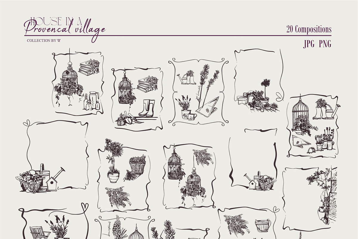 House in a Provençal village, an Object Graphic by Collection by VY (Photo 10 of 13)