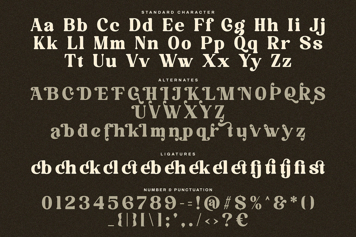 Gellatik - Retro Serif Font, a Serif Font by Jimoji (Photo 7 of 7)