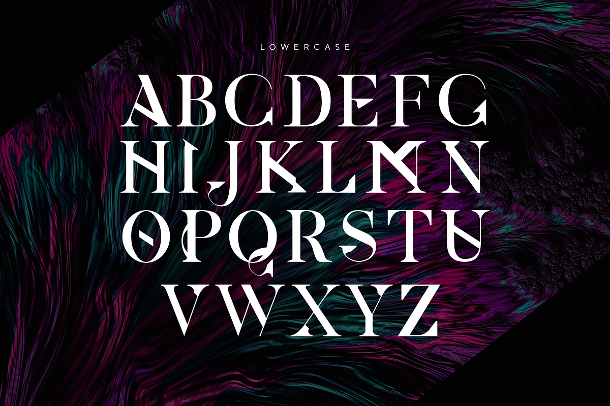 Ozra | Display Font, a Serif Font by Glyph44 (Photo 2 of 7)