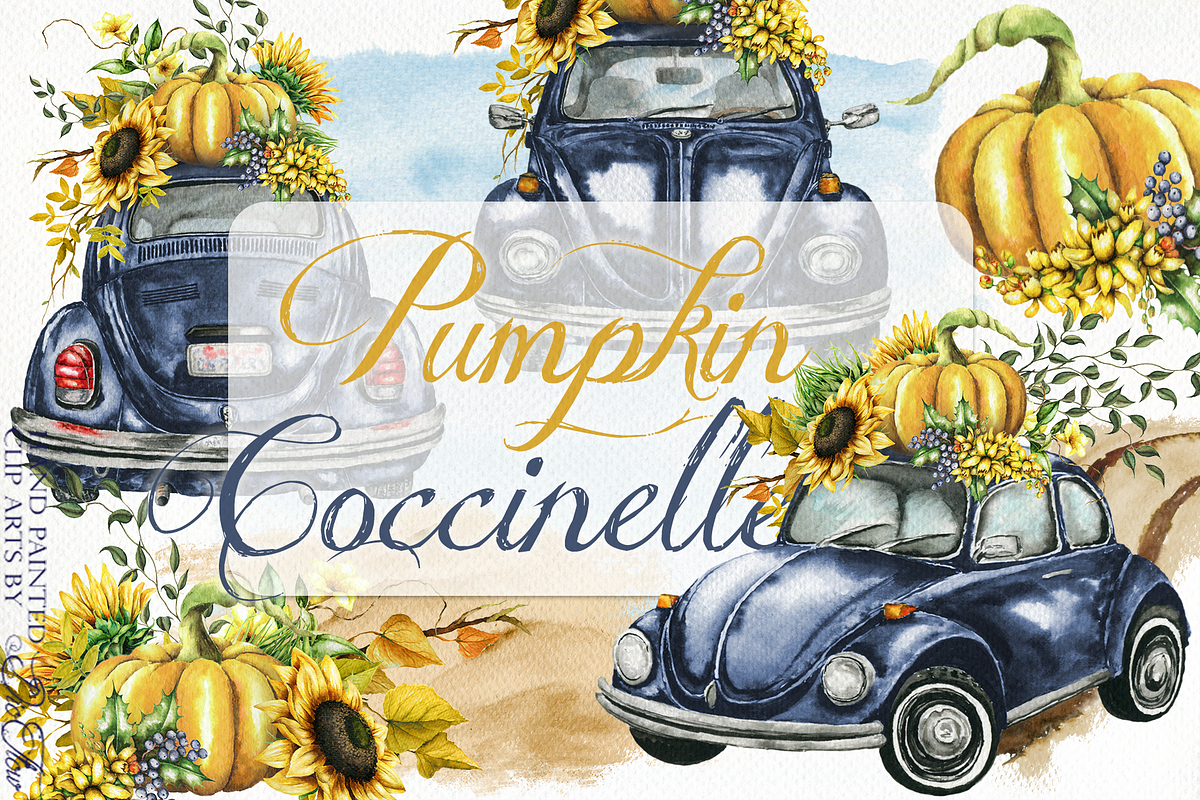 Pumpkin Coccinelle Illustration, an Illustration by DioFlow (Photo 1 of 2)