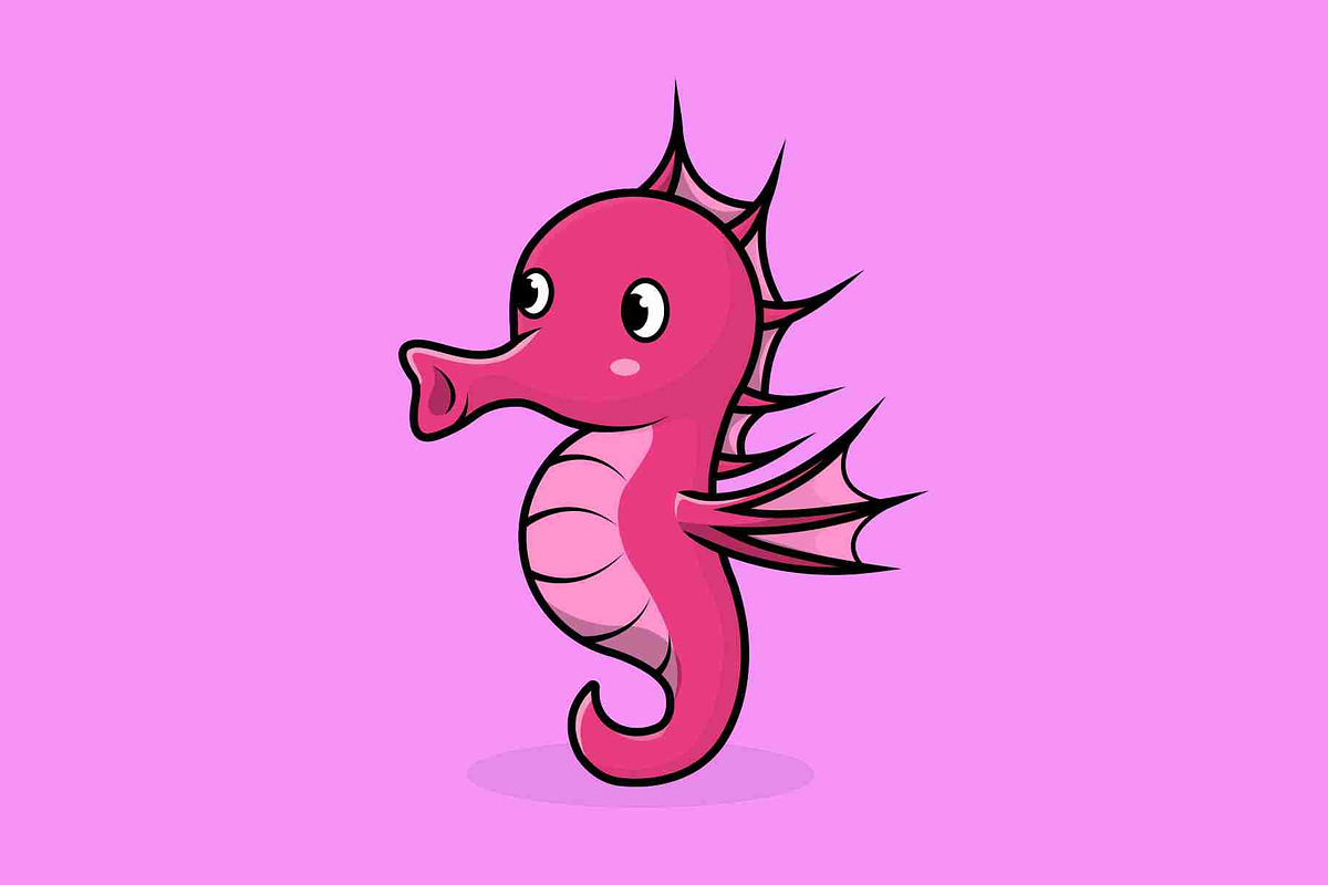 Sea Creatures Cartoon Vector Icons, an Animal Illustration by Artstorystudio (Photo 3 of 5)