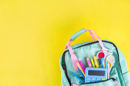 Back to school colorful background