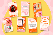 Bold Canva Instagram Story Templates, a Social Media Template by Kurly Creative (Thumbnail 4 of 11)