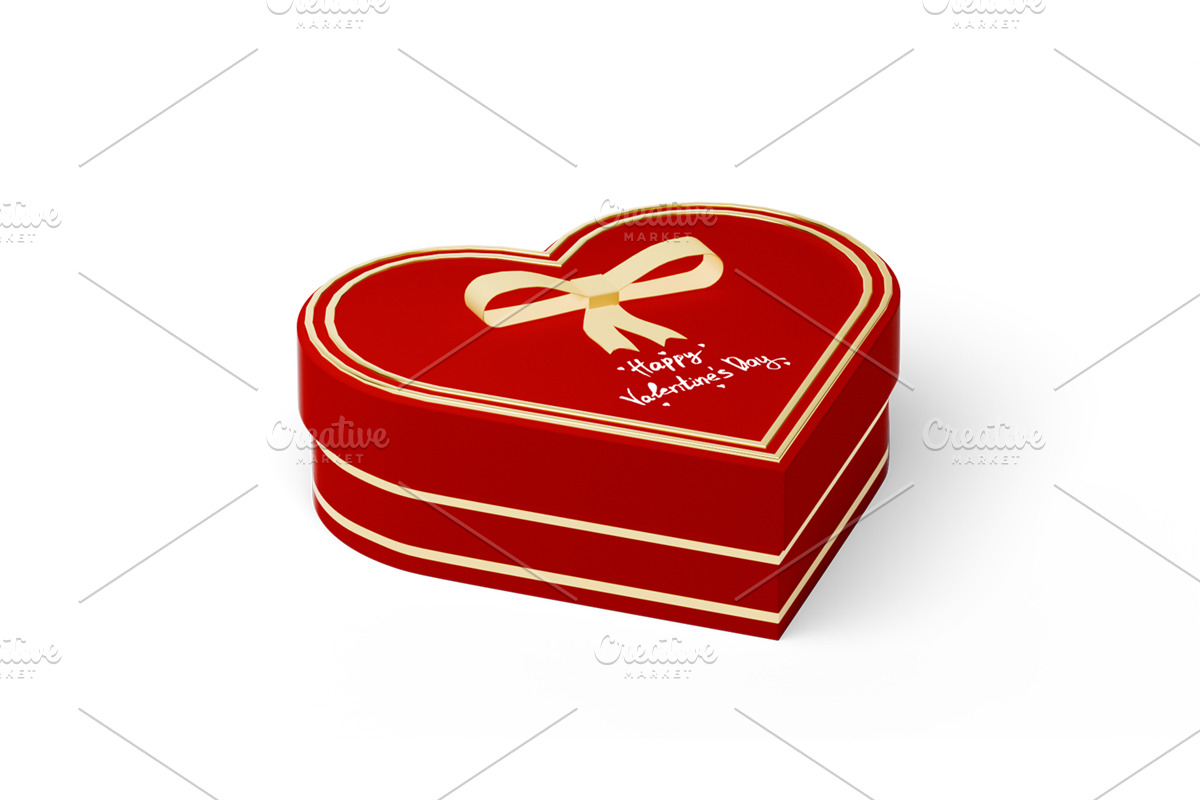 Valentine Gift Box Mockup Set Combo, a Packaging Mockup by artBit Design Studio (Photo 3 of 5)