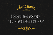 Aortascarta, a Blackletter Font by ilhamtaro (Thumbnail 10 of 13)