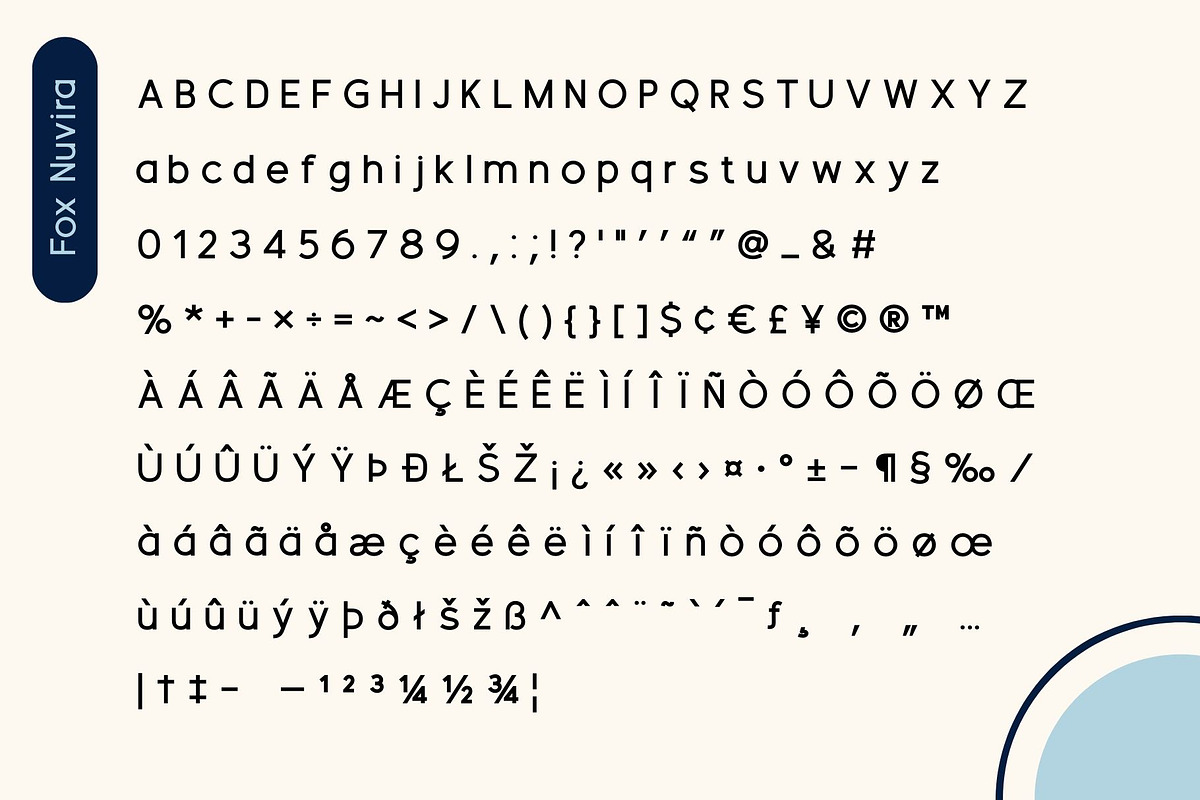 Fox Nuvira & Fox Petalia Font Duo, a Sans Serif Font by Fox7 By Rattana (Photo 10 of 13)