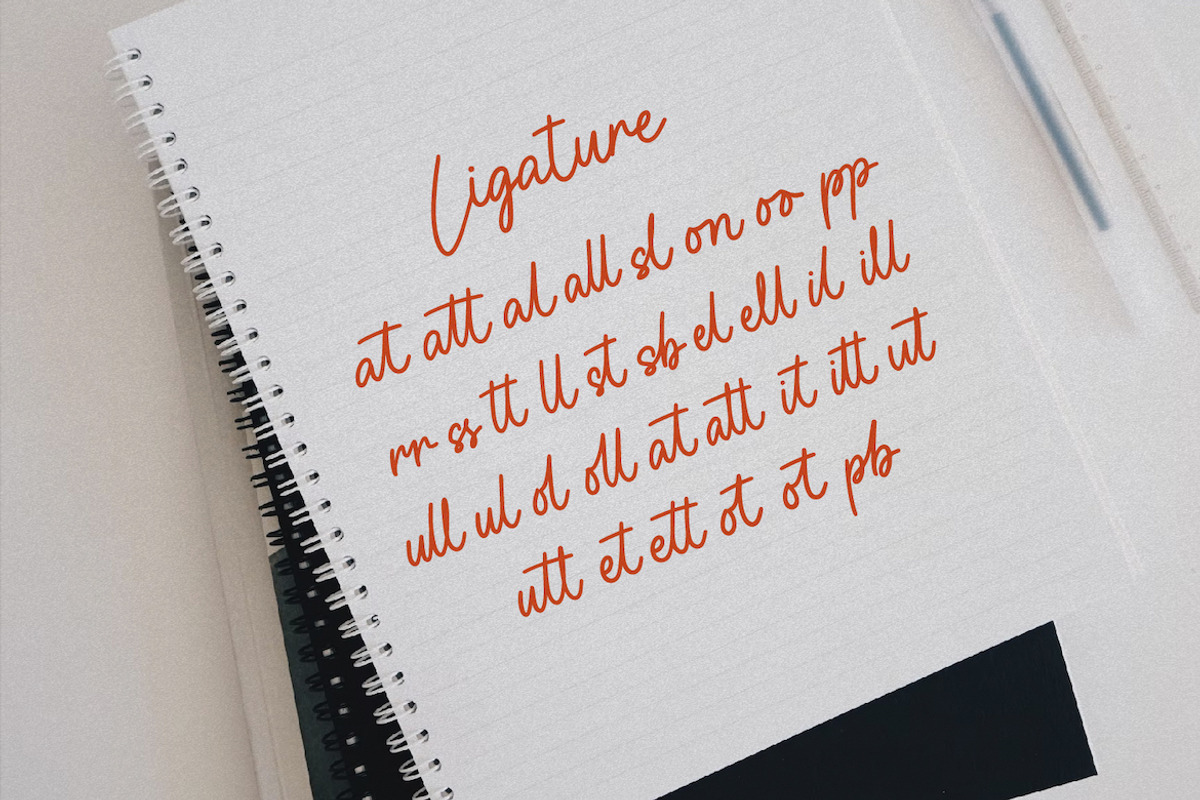 Bellenia Love Handwriting Signature, a Handwritten Font by CreateBigSupply (Photo 7 of 8)