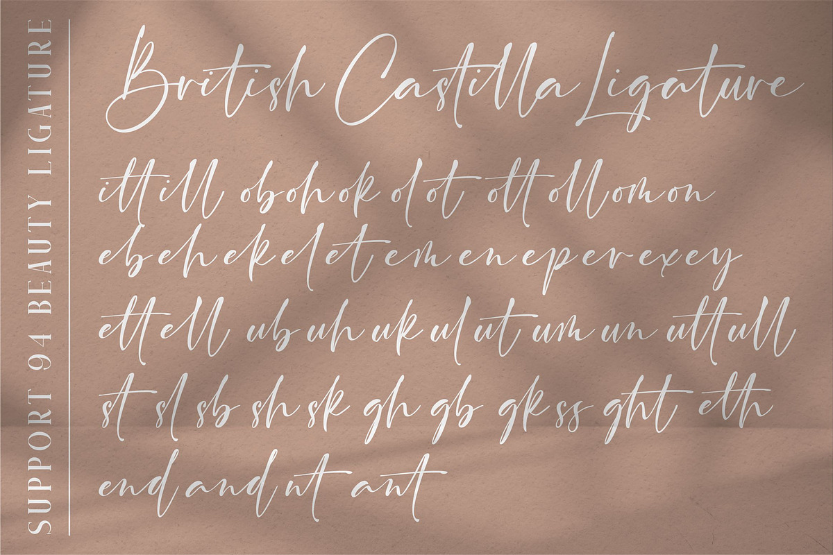 British Castilla - Luxury Font Duo, a Script Font by ErgibiStudio (Photo 8 of 12)