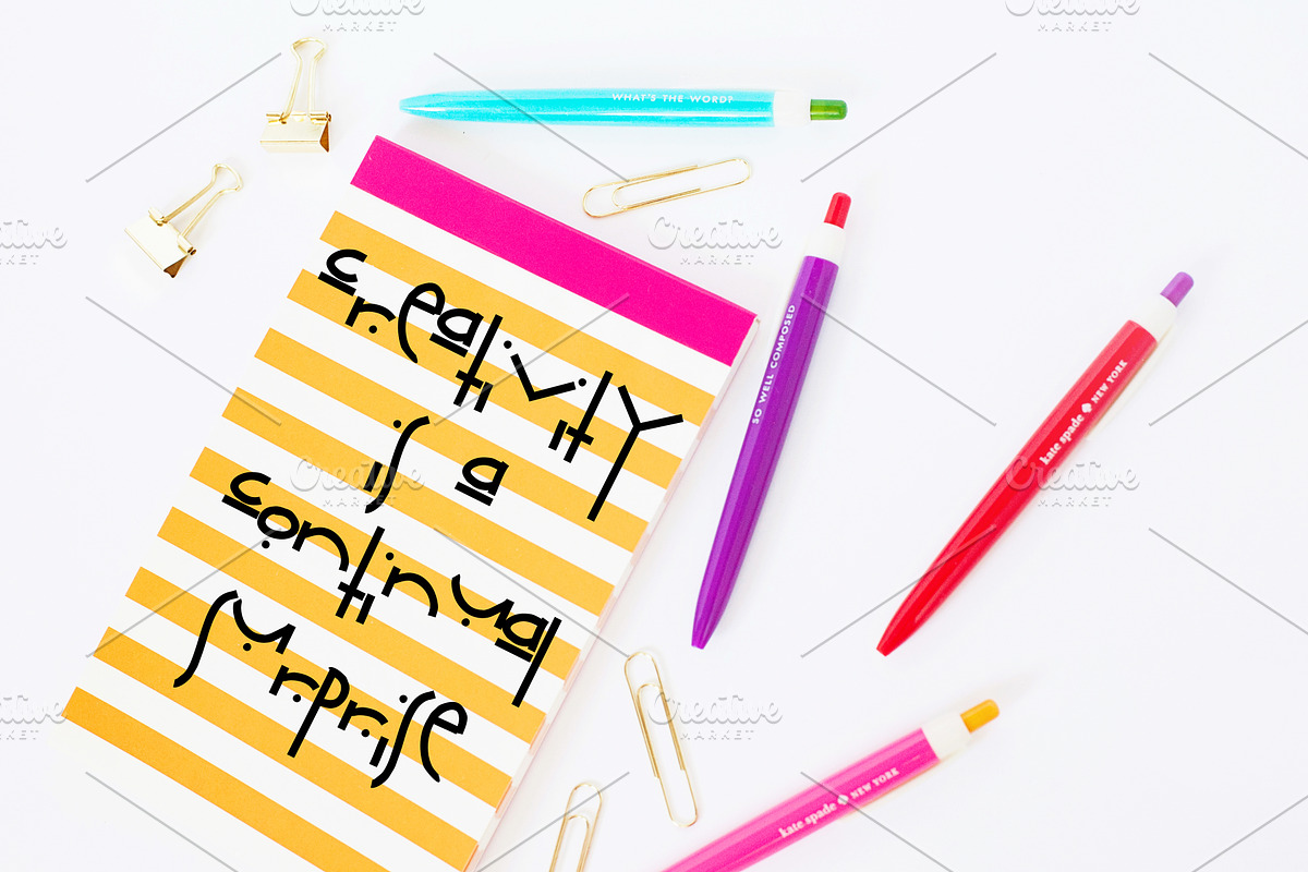 CLEAN & CLEAR Hand Crafted Font preview 2