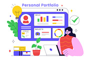 10 Personal Portfolio Illustration, a Person Illustration by denayunebgt (Thumbnail 4 of 4)